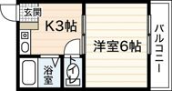 シャンポール東観音の間取り画像