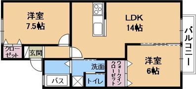 アストラル瀬田の間取り画像
