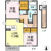 スクエア古川 B棟の間取り画像