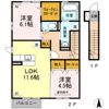 スクエア古川 B棟の間取り画像