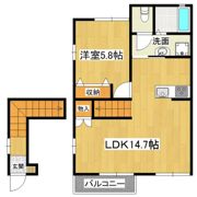 ウエストビラA棟の間取り画像