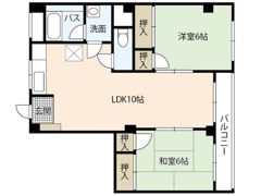 永田マンションの間取り画像