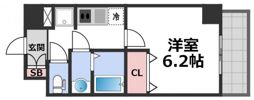 グランデュール鶴橋の間取り画像