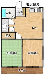 フレール裕の間取り画像
