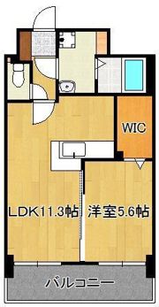 レーヴ陣原の間取り画像