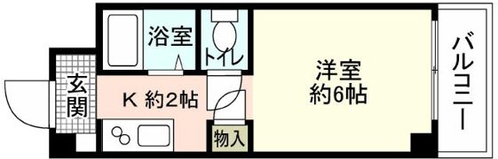 ファミール牛田の間取り画像