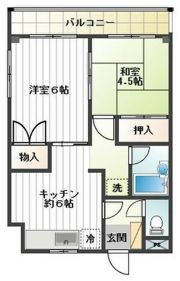 メゾン浜田山の間取り画像