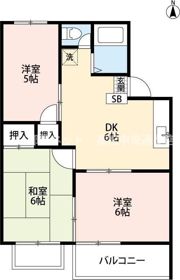 庵治コーポの間取り画像
