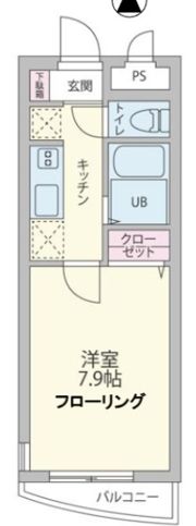 クレストコートの間取り画像