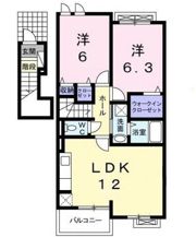 イルマーレ Bの間取り画像