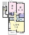 イルマーレ Bの間取り画像