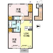 リッシュモアⅡ B棟の間取り画像
