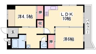 サンマリン神戸の間取り画像