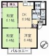 ハミングバード B棟の間取り画像