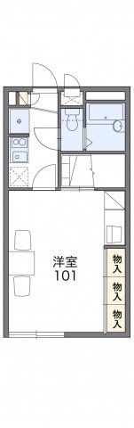 レオパレスマルベリーランチCの間取り画像