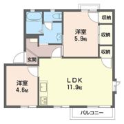 グレースけやき台の間取り画像