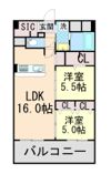 エクセルハイム東灘の間取り画像