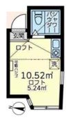 ユナイト小田ジャッキーリボルバーの間取り画像