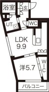 グランドゥール千種の間取り画像