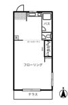 ハイツエルメスの間取り画像