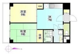ハイツオーエドの間取り画像