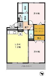 クレールNの間取り画像