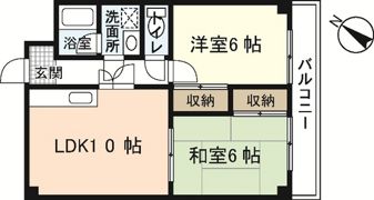 プーテゥジュール1番街の間取り画像