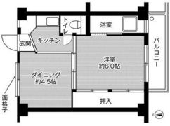 ビレッジハウス福富2号棟の間取り画像