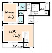 レクエルド広尾の間取り画像