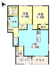 アルクス長束の間取り画像