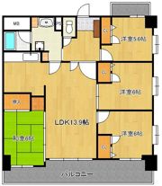 ライオンズマンション青山303の間取り画像