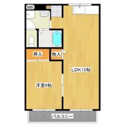 北条ハイツの間取り画像