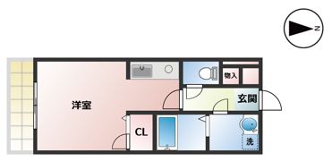 クレスト角木の間取り画像