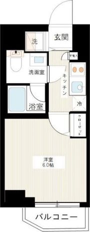 ラヴェニール横浜蒔田の間取り画像