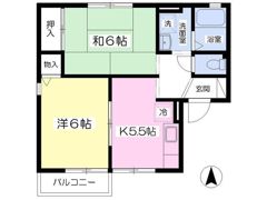 サンベリーBの間取り画像