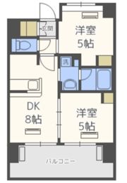 エステムプラザ福岡県庁前ネオシスの間取り画像