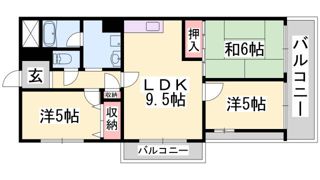 リバーサイド青谷の間取り画像