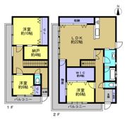 森北町6丁目テラスハウスの間取り画像