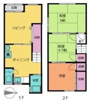 貸家 練馬区関町東の間取り画像