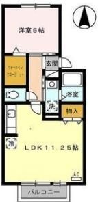 エトワール白沢の間取り画像