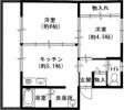 ヴィラナリー長尾1号棟の間取り画像