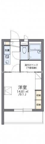 レオパレスラフィーネの間取り画像