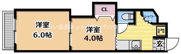 Regalo新森B棟の間取り画像