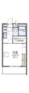 レオパレス浜野一丁目の間取り画像