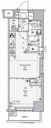 PREMIUM CUBE 代々木上原の間取り画像