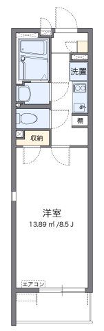クレイノメゾン東橋本の間取り画像