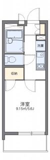 レオパレス久保吉の間取り画像