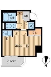 ジョイシティ住吉Ⅱの間取り画像