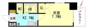 シャンテ中垣の間取り画像