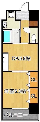 グランドツイン黒崎の間取り画像